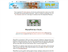Tablet Screenshot of pharmweb.com